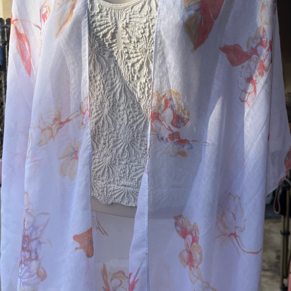 Floral Sheer Kimono